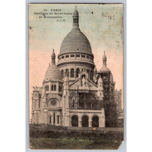Paris France Basilique du Sacré-Cur de Montmartre 1907 Divided Back Postcard