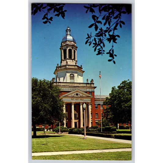 Waco TX Texas Baylor University Pat Neff Hall Chrome Postcard Unused
