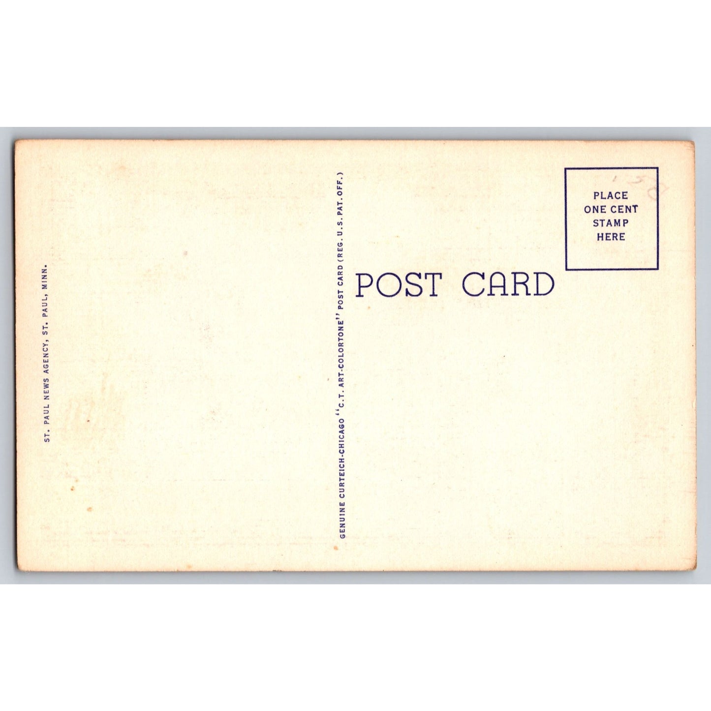 St Paul MN Minnesota Large Letter Greetings Postcard Curteich Unused