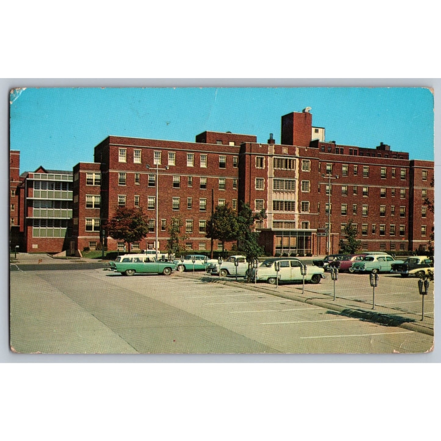 Erie PA Pennsylvania St. Vincent Hospital Chrome Postcard Colourpicture