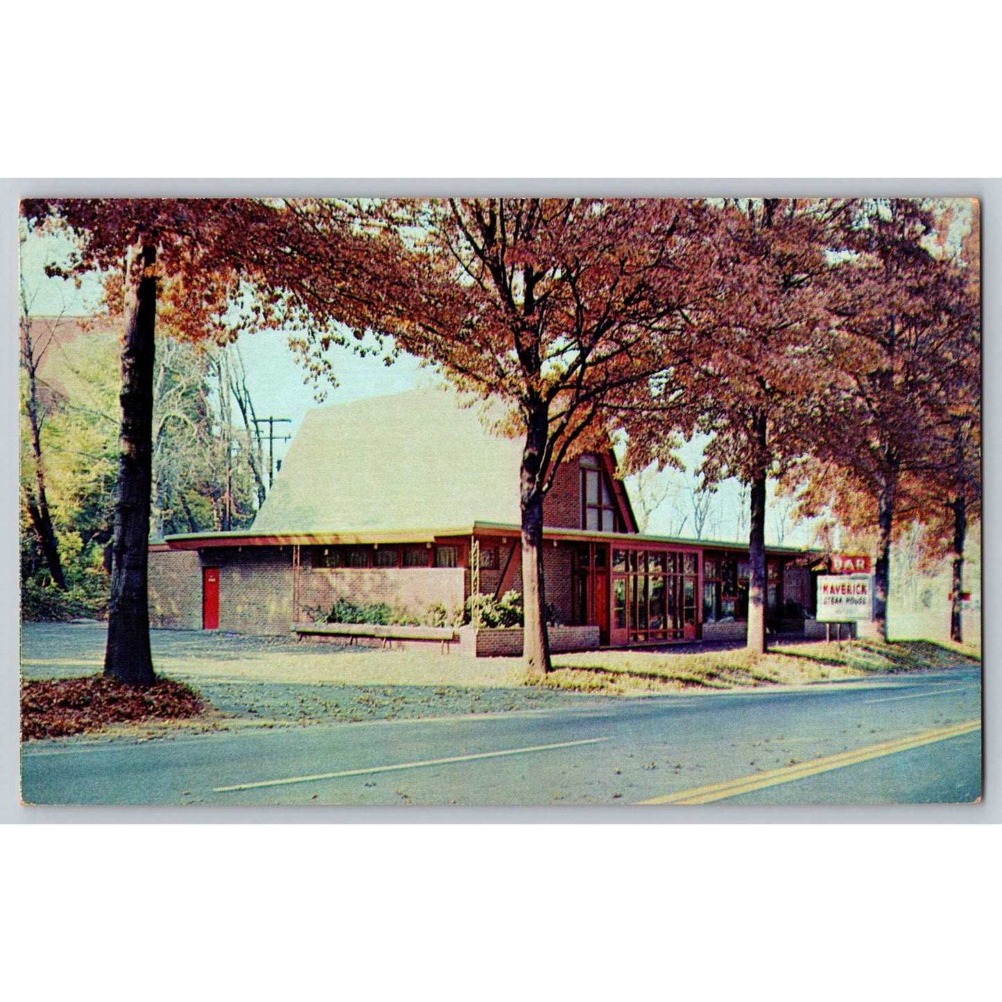 Harrisburg PA Pennsylvania Merriel's Steak House Seafood & Prime Rib Chrome Postcard