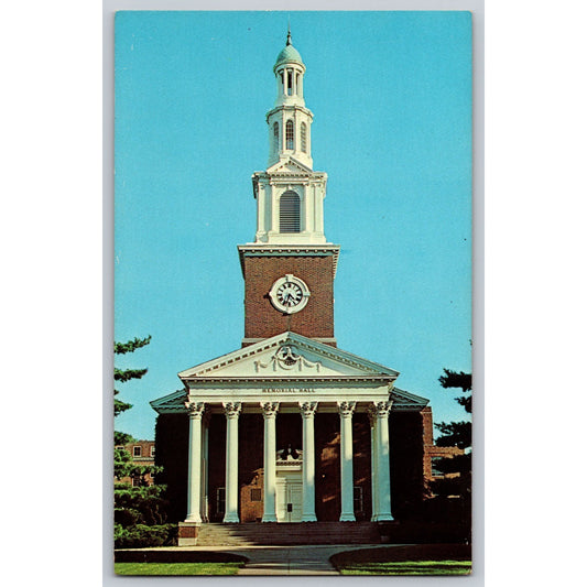 Lexington KY Kentucky University Of Kentucky Memorial Hall Chrome Postcard