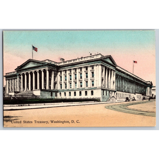Washington DC United States Treasury Divided Back Postcard Foster & Reynolds