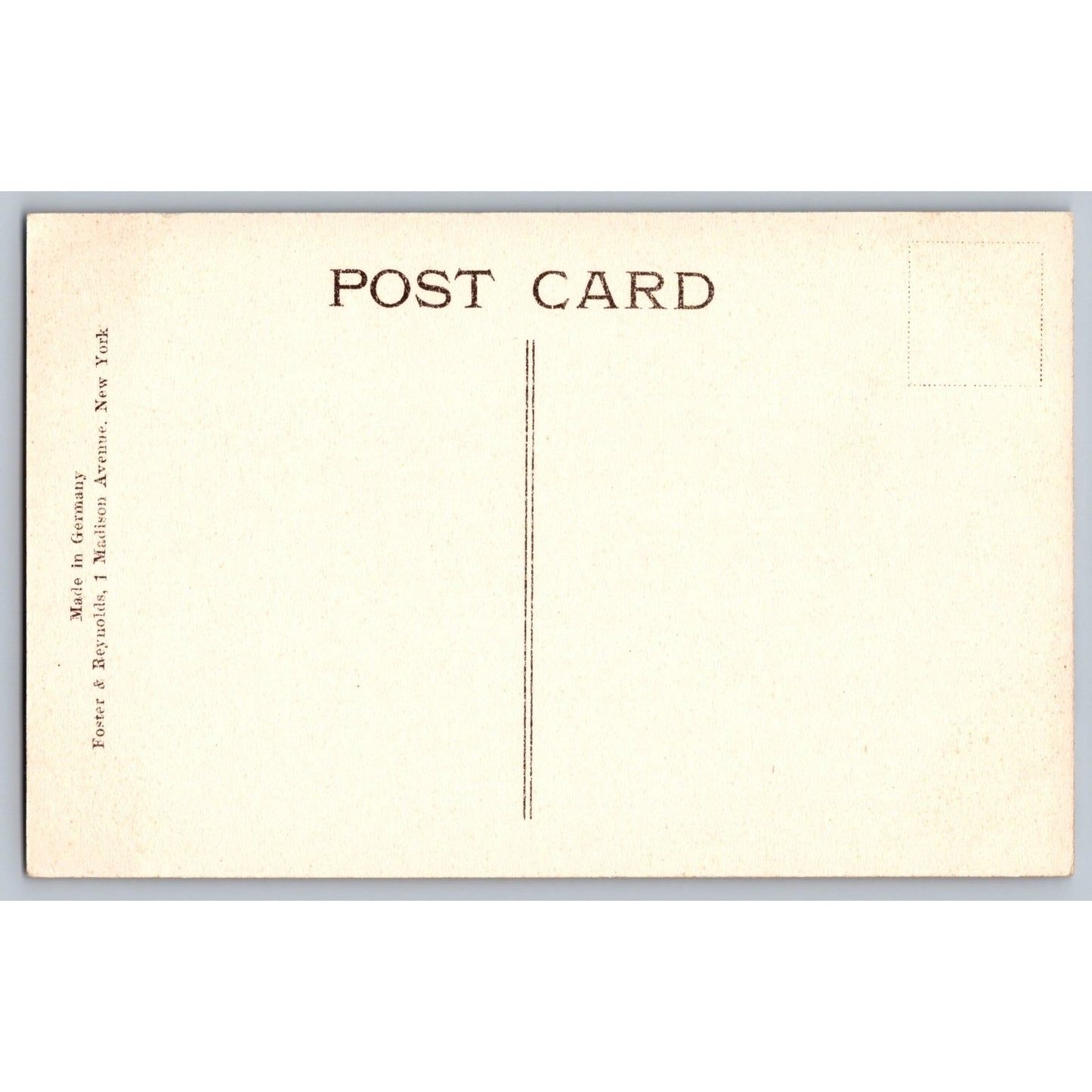 Washington DC United States Treasury Divided Back Postcard Foster & Reynolds