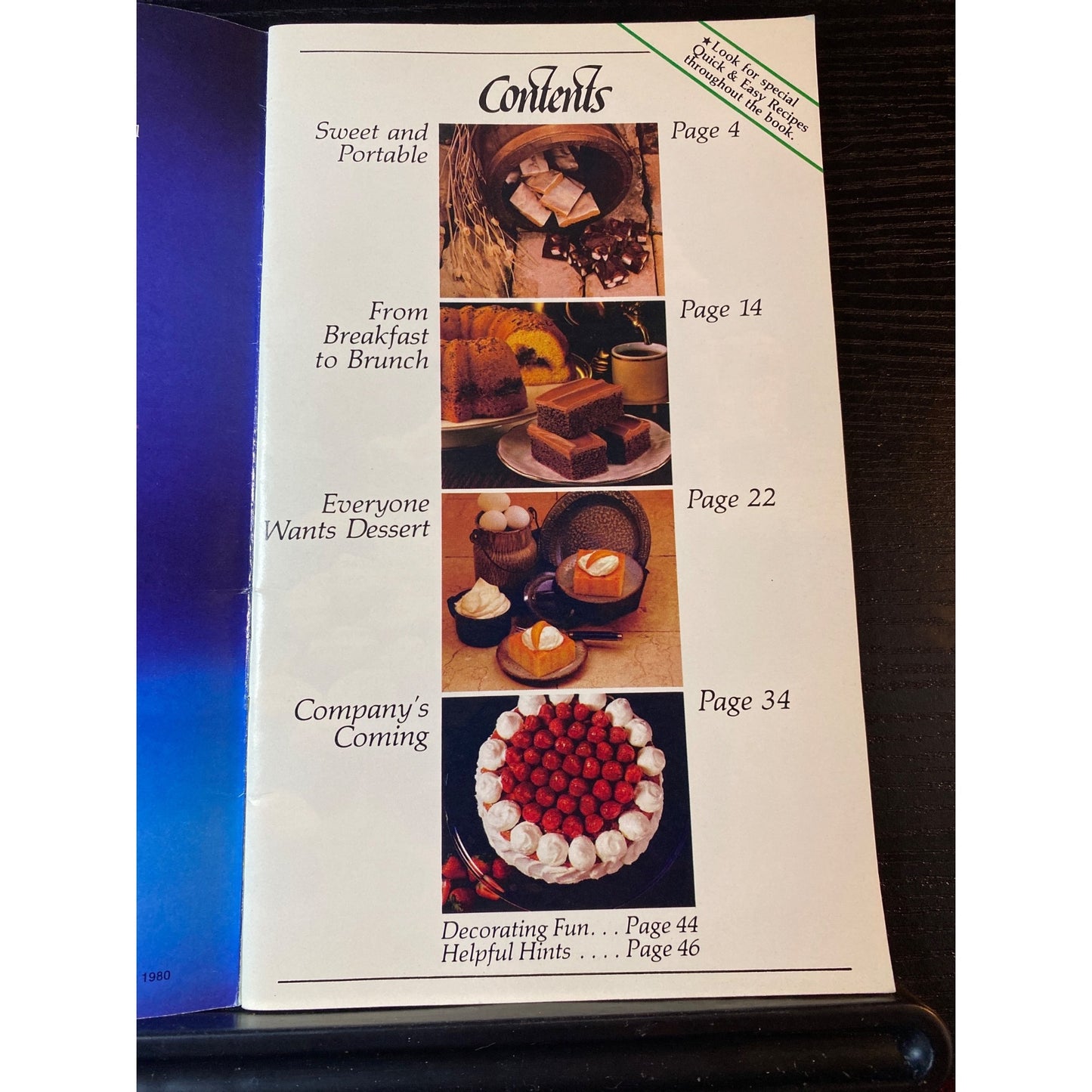 Pillsbury Sweet Success Cookbook Booklet 1980 Desserts & Baking Recipes