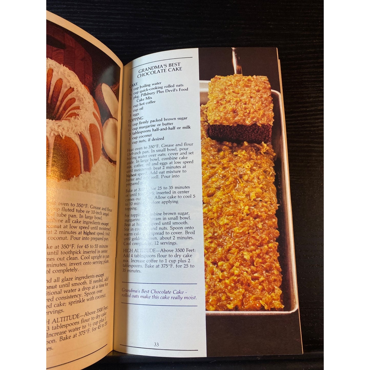 Pillsbury Sweet Success Cookbook Booklet 1980 Desserts & Baking Recipes