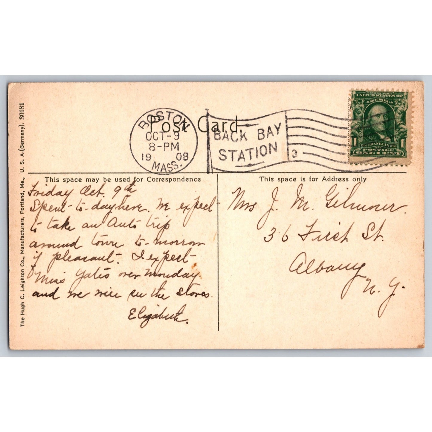 Gloucester MA Massachusetts Drying Fish 1909 Divided Back Postcard Used