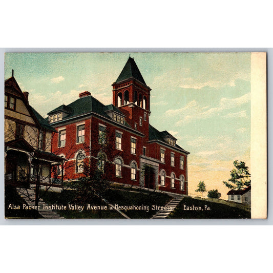 Easton PA Pennsylvania Alsa Packer Institute Valley Ave Nesquehoning St Postcard