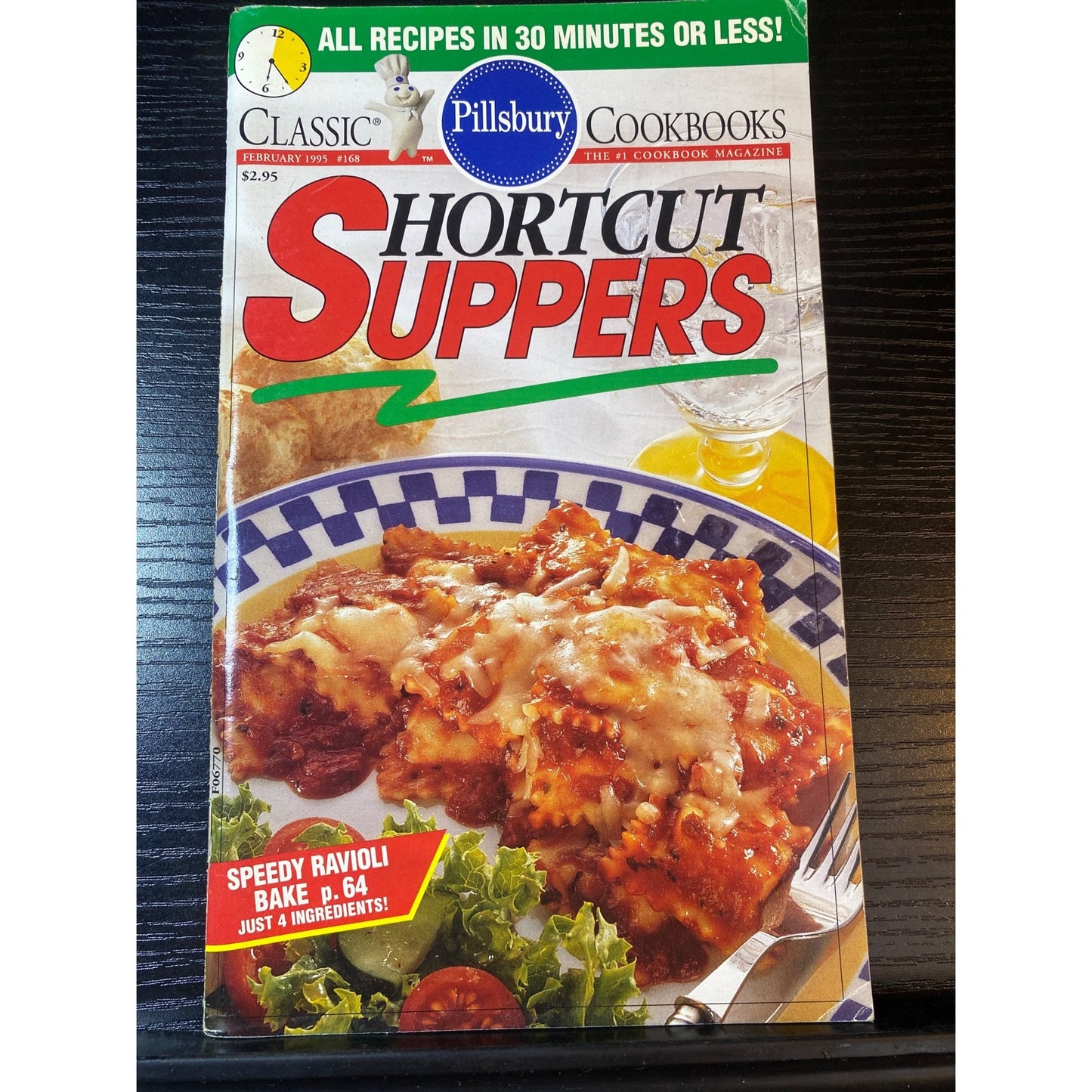 Classic Pillsbury Cookbook Booklet Shortcut Suppers February 1995