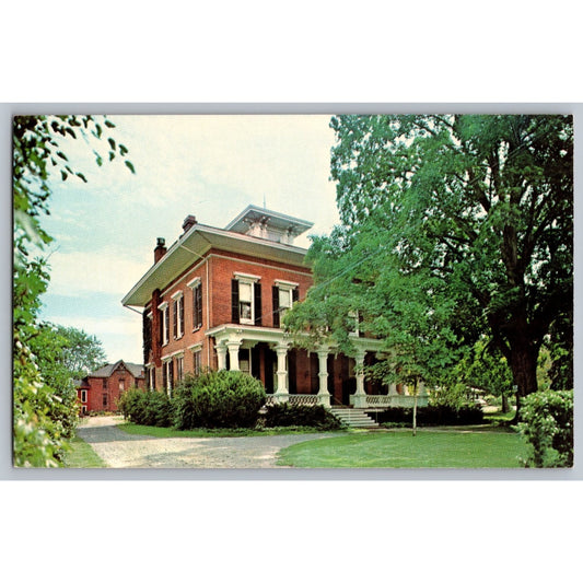 Brockport NY New York Morgan-Manning House Historical Landmark Postcard