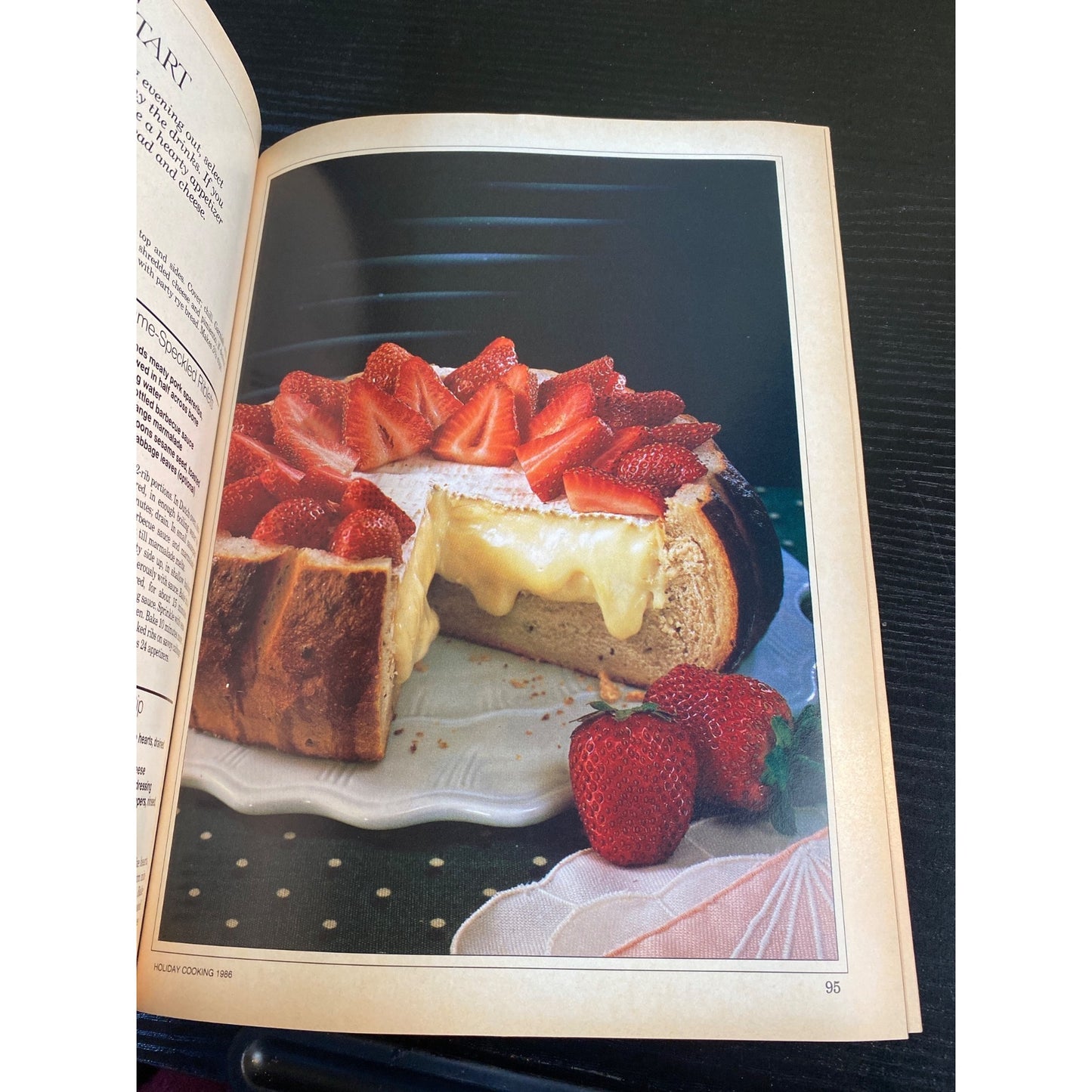 Better Homes & Gardens Holiday Cooking 1986 Magazine Festive Recipes Desserts Breads