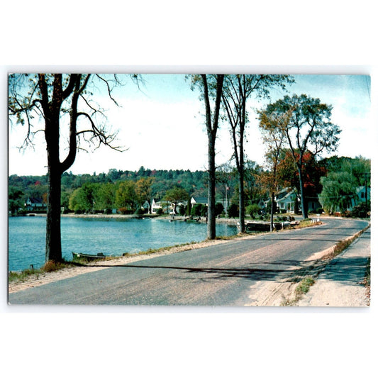 Lake Winnipesaukee NH Water Landscape Chrome Postcard Tichnor Bros