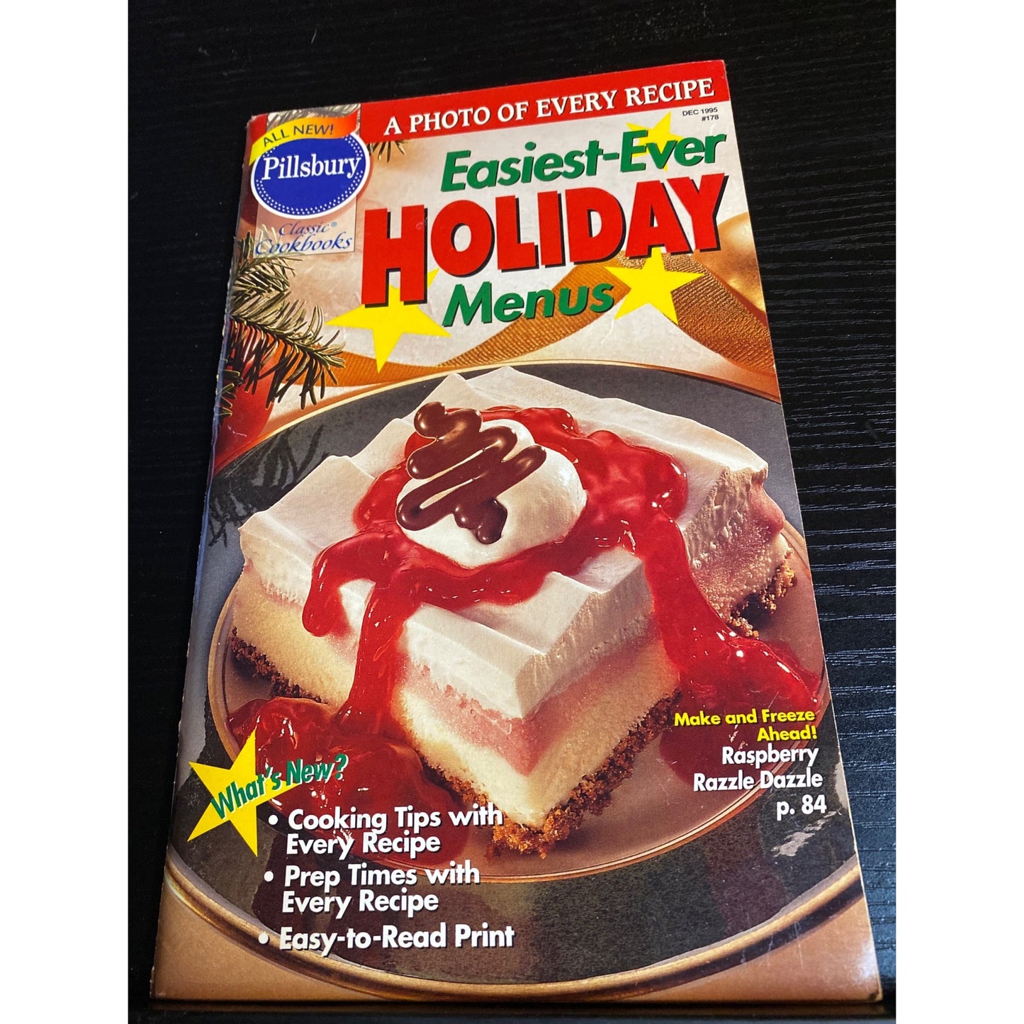 Pillsbury Classic Cookbook Easiest-Ever Holiday Menus 1986 Edition