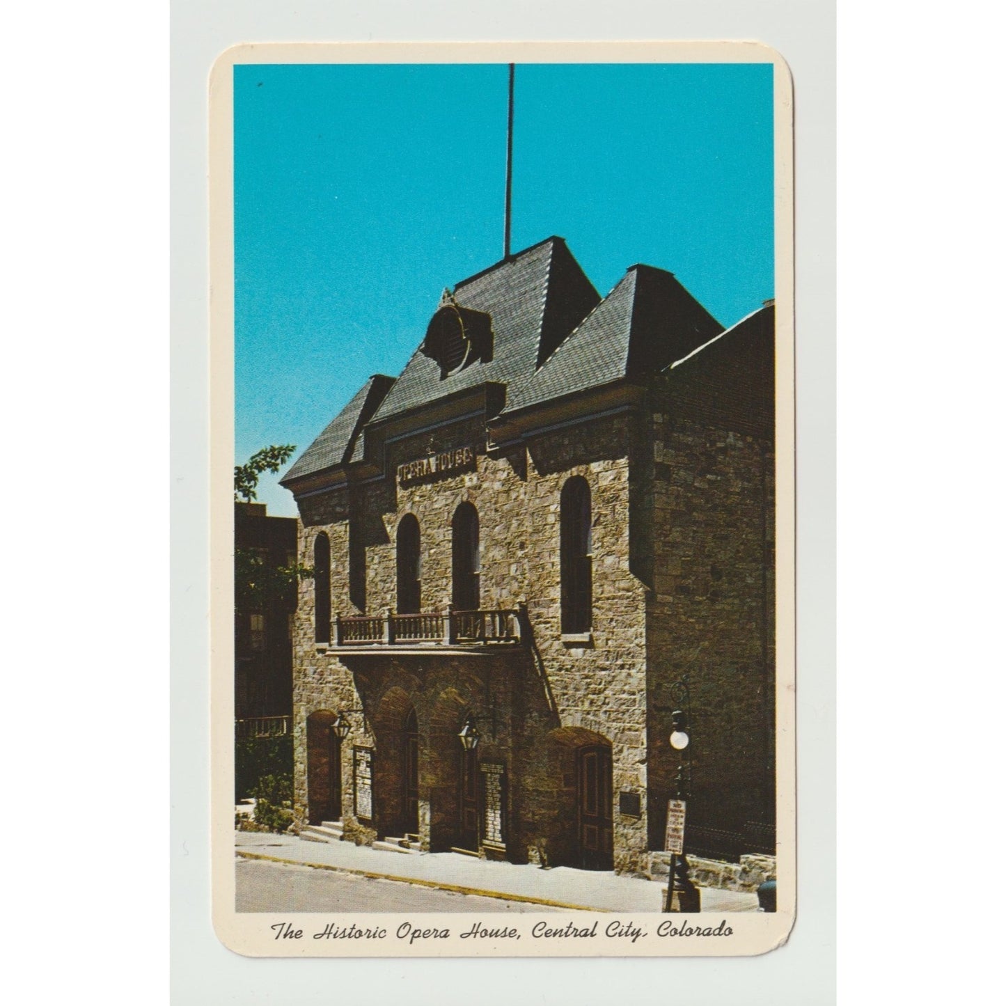Central City CO Colorado Opera House Chrome Postcard Unused