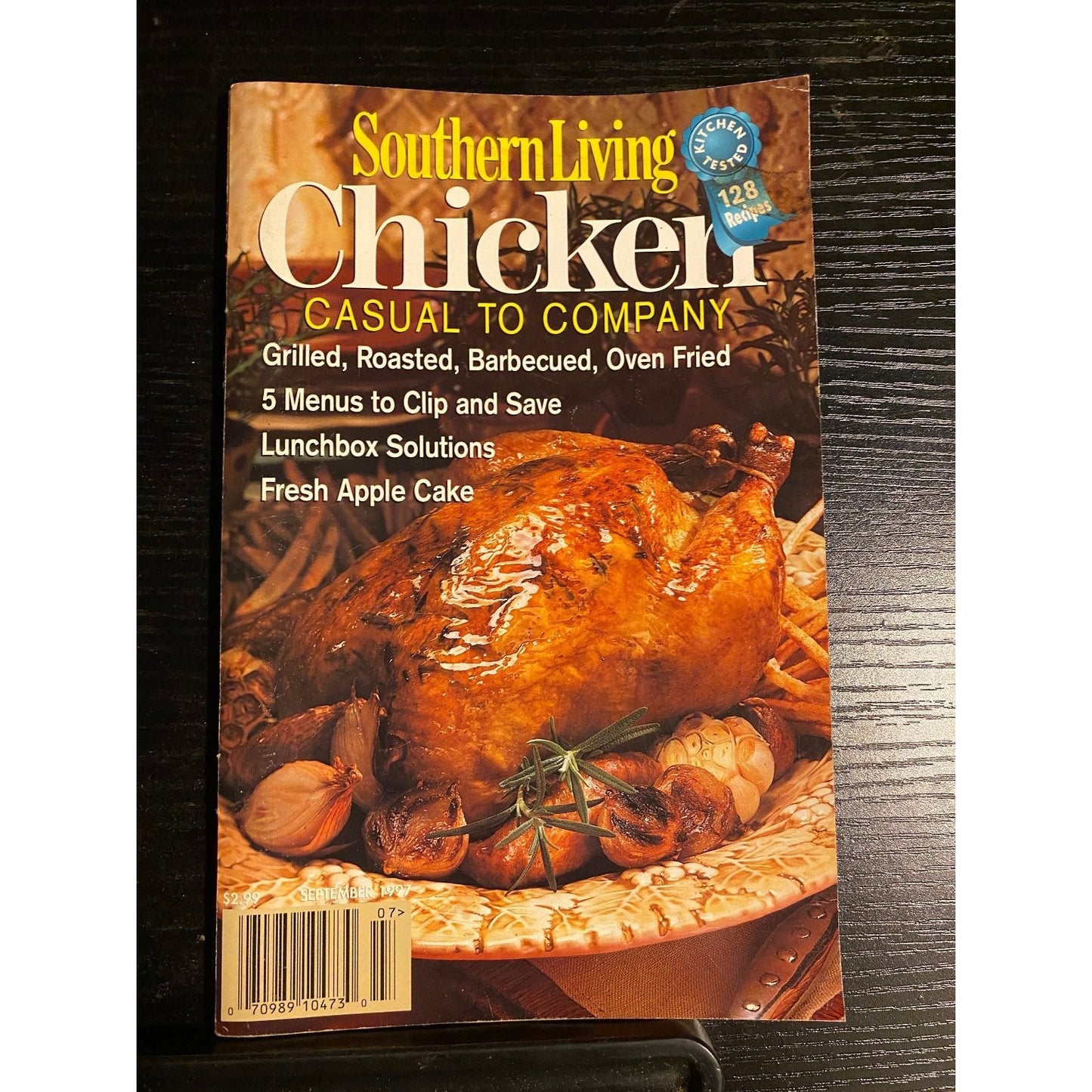 Southern Living Cookbook Booklet Recipes Sep 1997 Chicken Casual to Company Cook