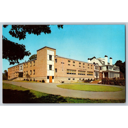 Staten Island NY New York St Charles Seminary 1959 Chrome Postcard Unused