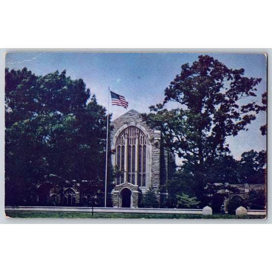 Valley Forge PA Pennsylvania Washington Memorial Chapel 1950s Chrome Postcard