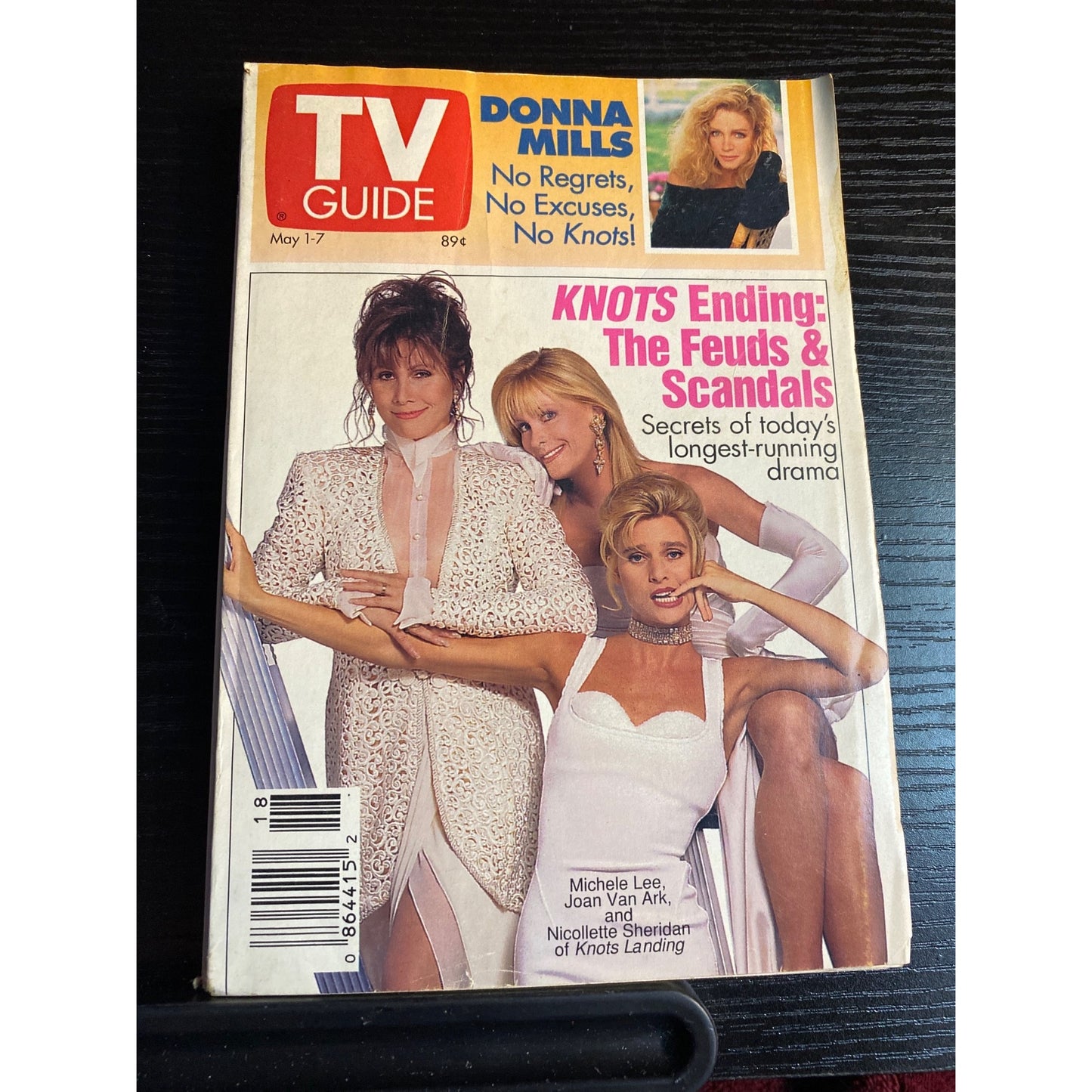 TV Guide May 1-7 1993 Knots Landing Feuds & Scandals Donna Mills Vol 41 Issue 18 Collector Issue