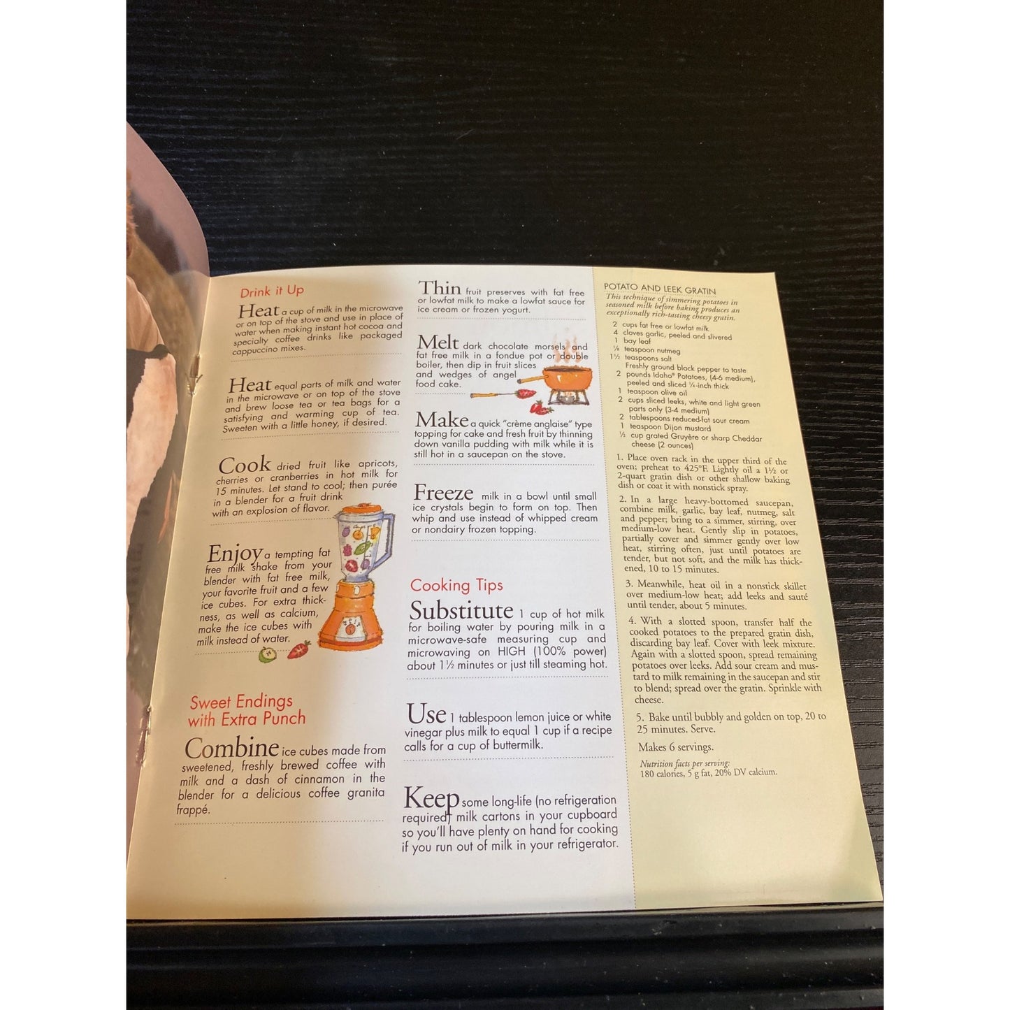 MilkPEP National Dairy Council Make It Better With Milk Cookbook Booklet 1998