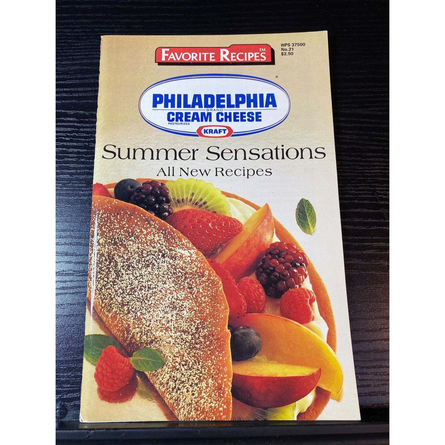 Philadelphia Cream Cheese Summer Sensations Recipe Cookbook Booklet June 1990