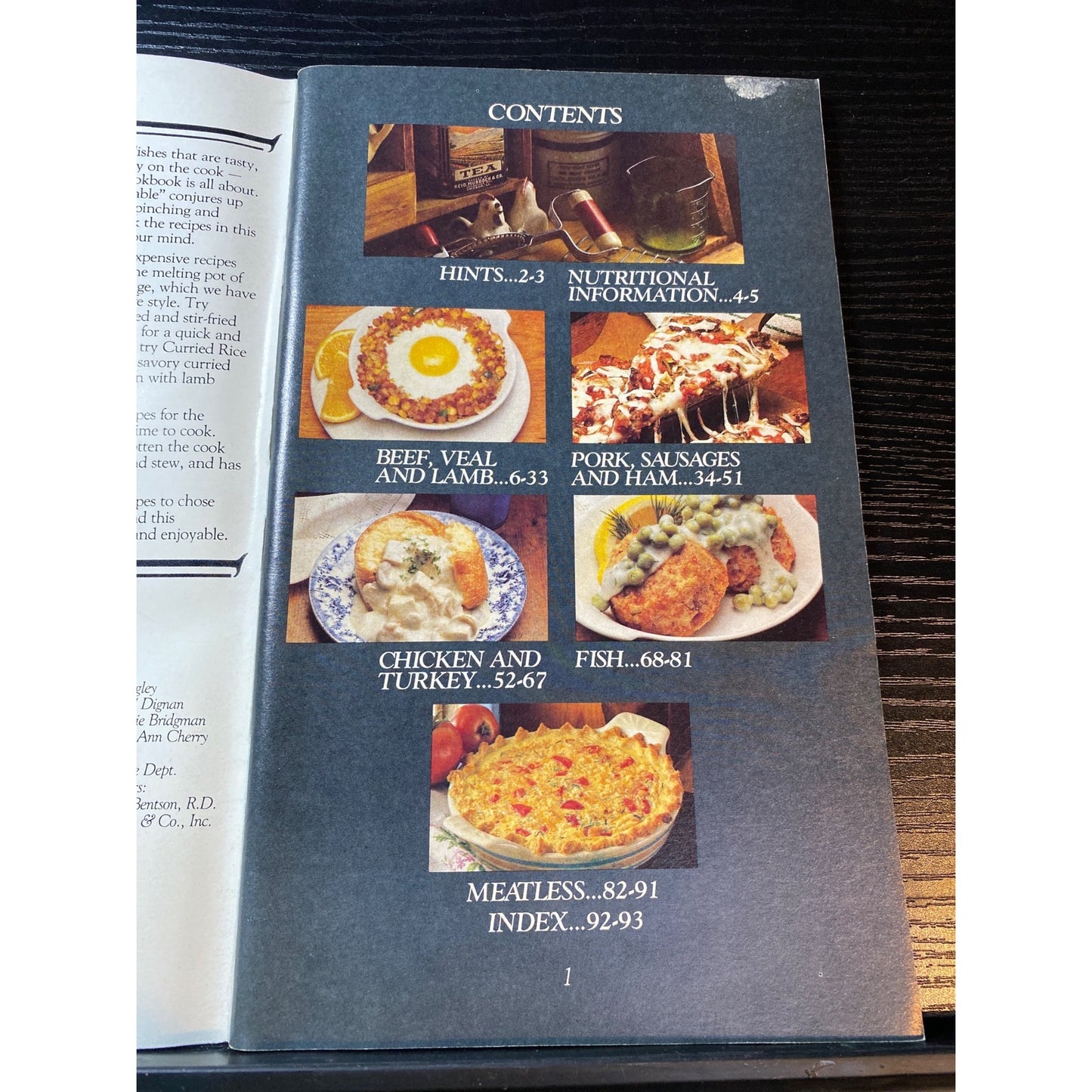 Pillsbury Classic Hearty Main Dishes Cookbook 1982 Save Time Save Money Recipes
