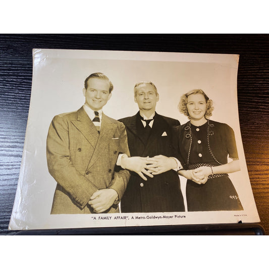 Movie Photo 8x10 Glossy A Family Affair 1937 Lionel Barrymore Cecilia Parker Eric Linden