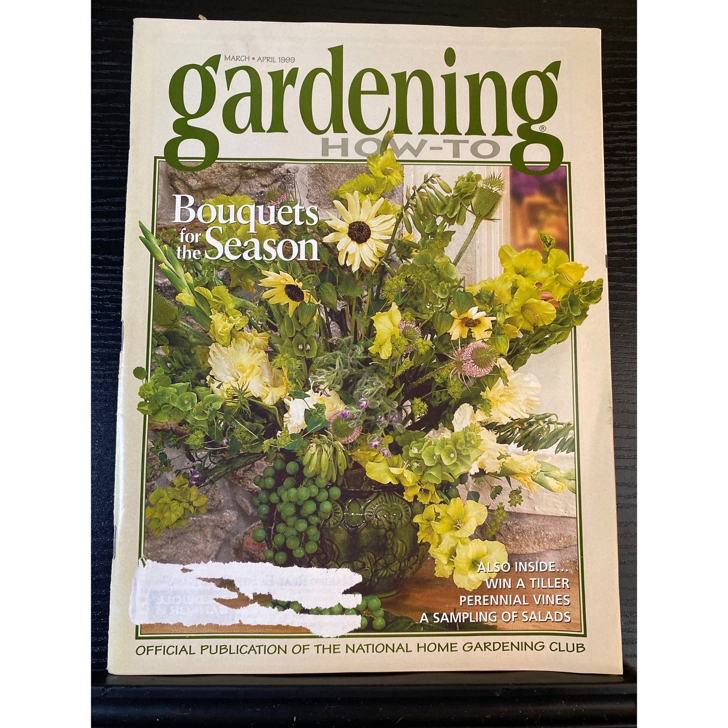 Gardening How-To Magazine March/April 1999 Bouquets For The Season