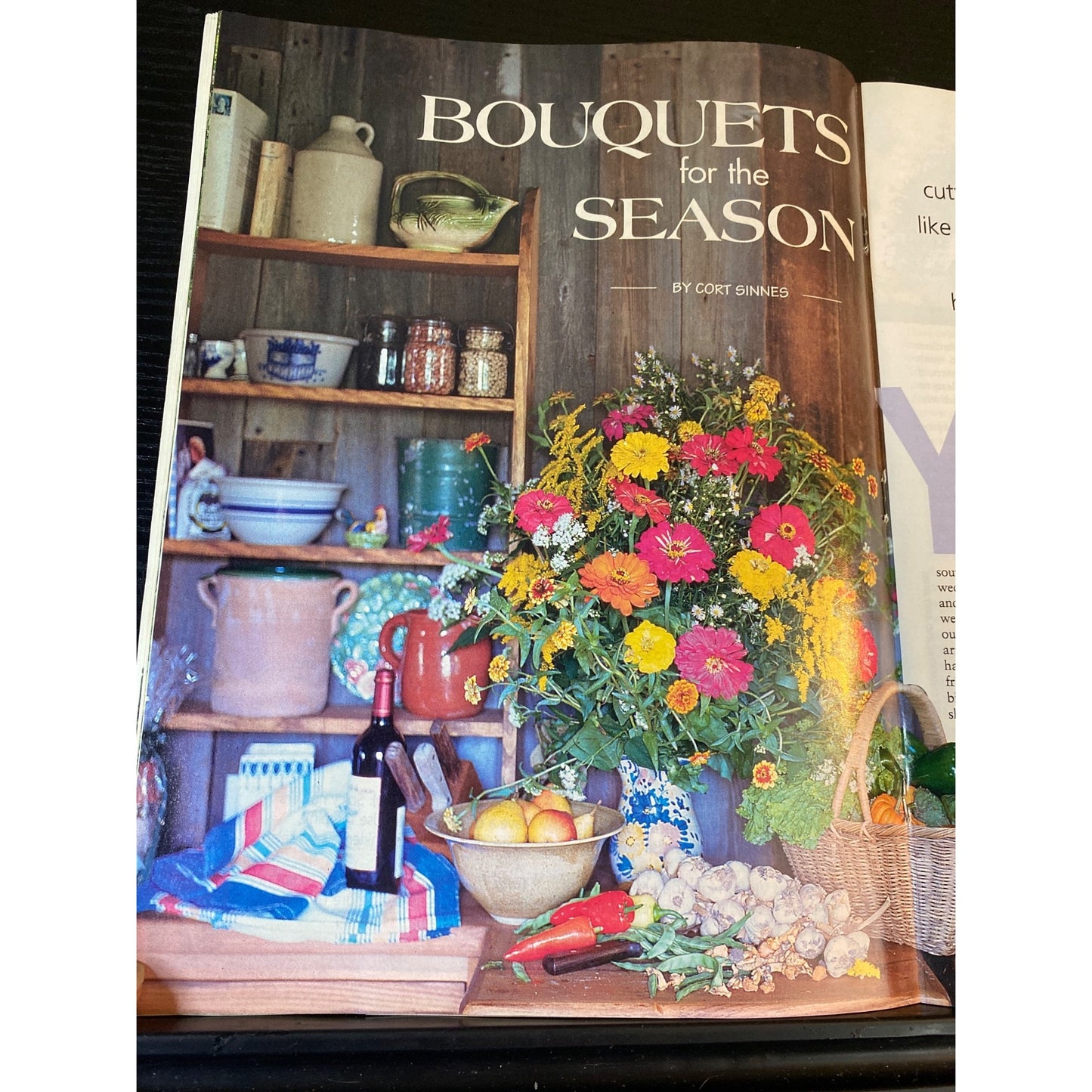 Gardening How-To Magazine March/April 1999 Bouquets For The Season