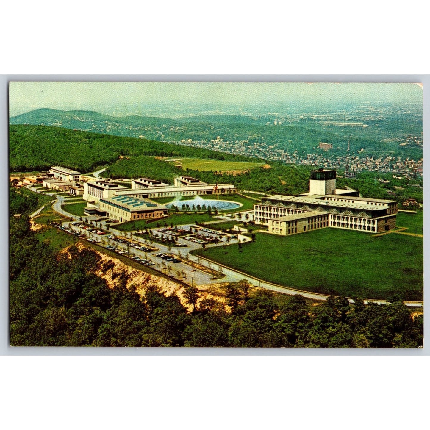Bethlehem PA Pennsylvania Bethlehem Steel Homer Research Labs Aerial Postcard