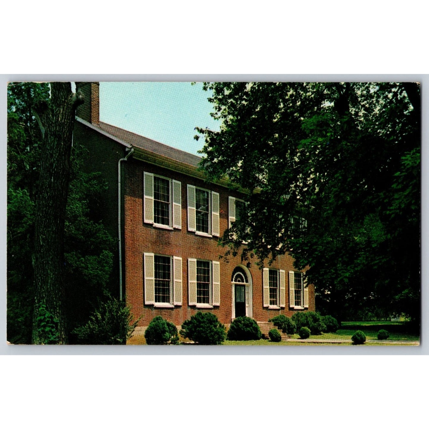 Bardstown KY Kentucky Historic Governor's Home Wickland Chrome Postcard
