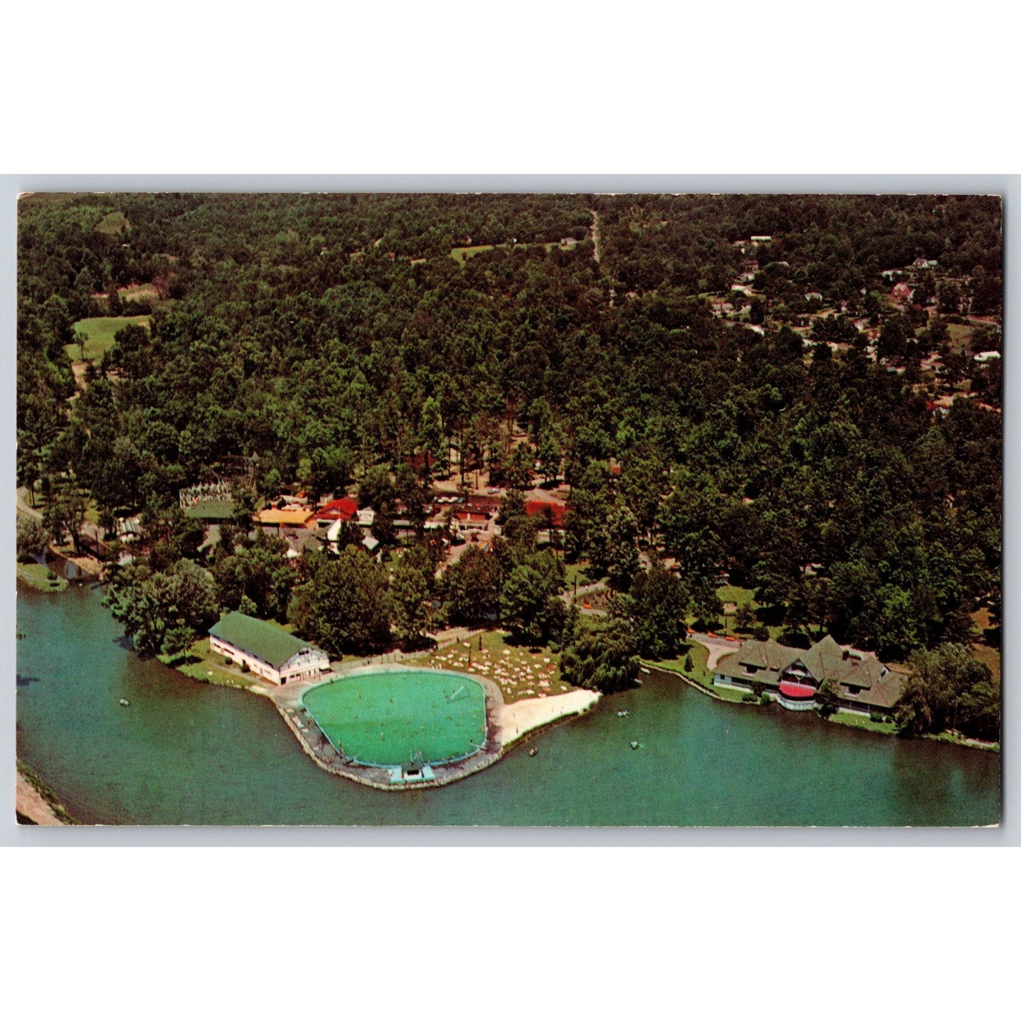 Altoona PA Pennsylvania Lakemont Park Chrome Postcard Unused Dexter Press Inc