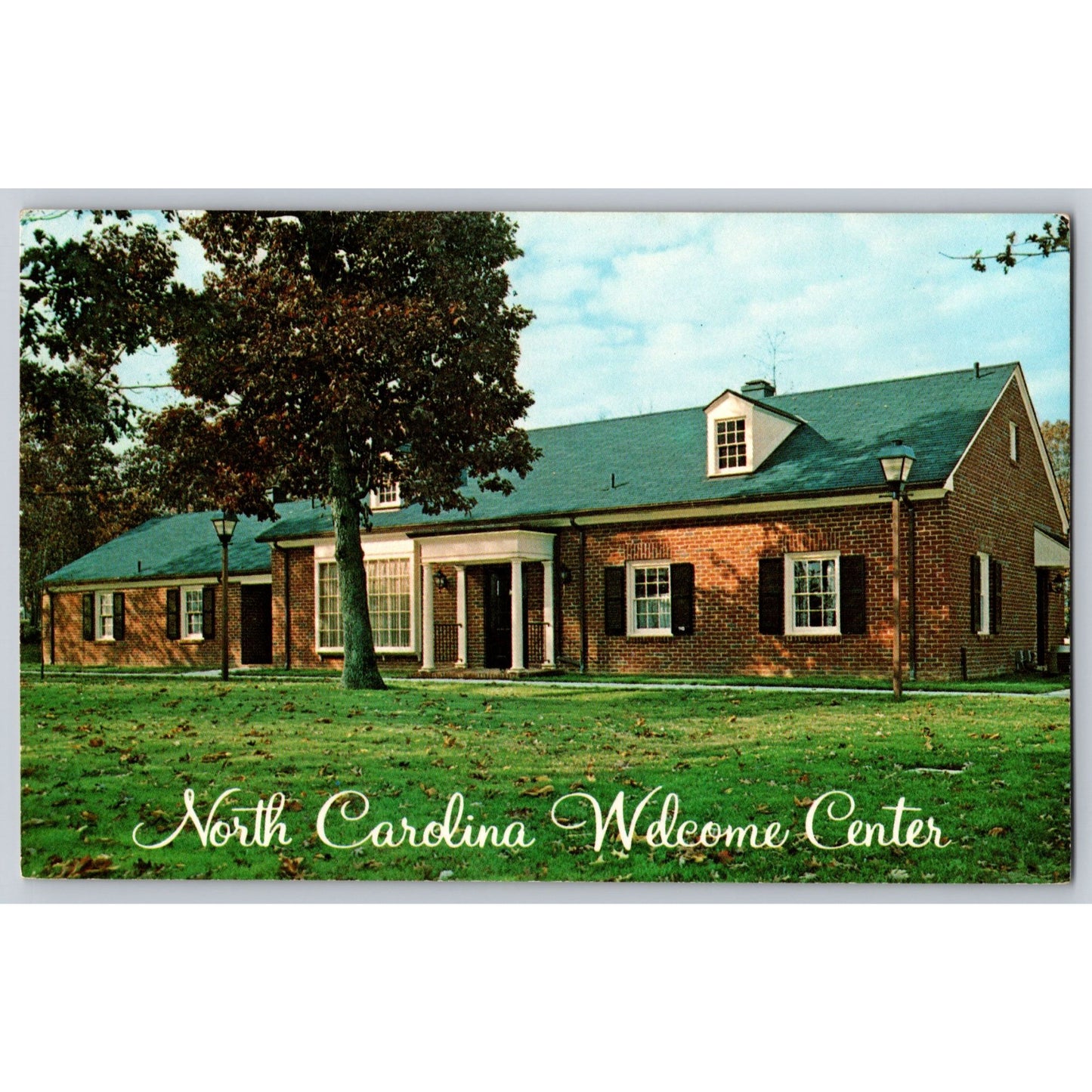 Charlotte NC North Carolina Welcome Center Chrome Postcard Unused Dexter Press
