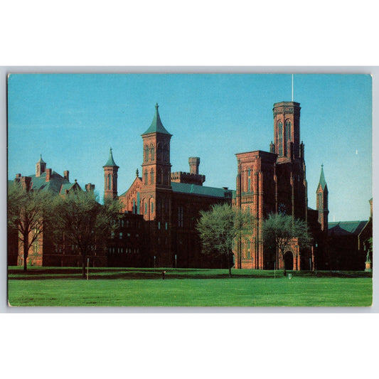 Washington DC Smithsonian Institution Institute Chrome Postcard Unused