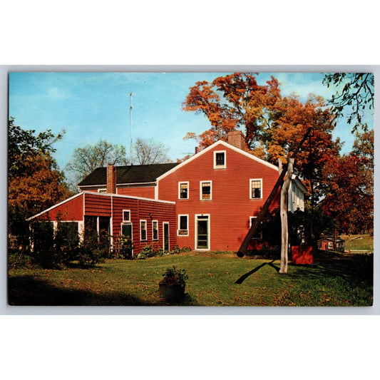 Haverhill MA Massachusetts Whittier Homestead Chrome Postcard Unused