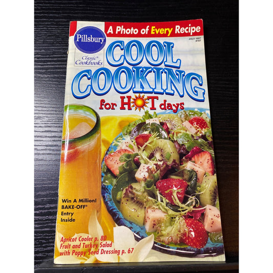 Pillsbury July 1997 Cool Cooking For Hot Days Cookbook Booklet