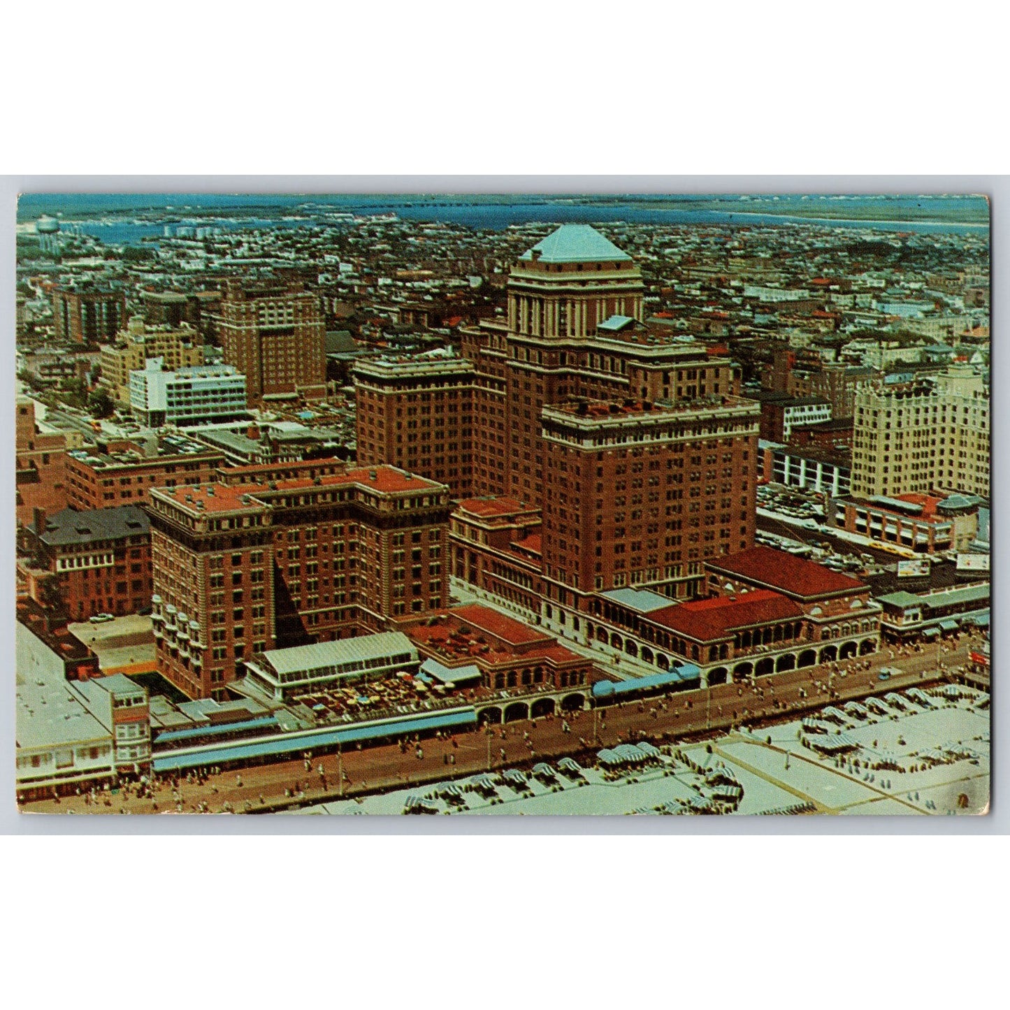 Atlantic City NJ New Jersey Chalfonte-Haddon Hall Resort Hotel Chrome Postcard