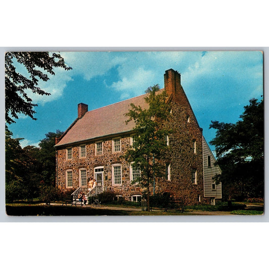 Staten Island NY New York Conference House Historic Landmark Chrome Postcard