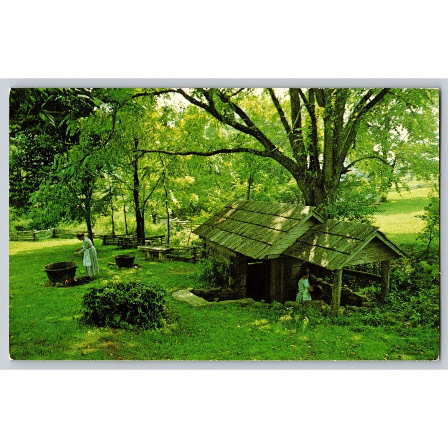 Asheville NC North Carolina Zebulon Vance Birthplace Historic Site Postcard