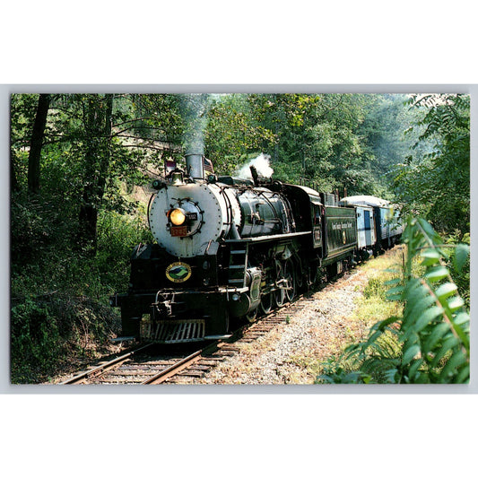 Dillsboro NC Great Smoky Mountains Railway Steam Loco 1702 Postcard 1996