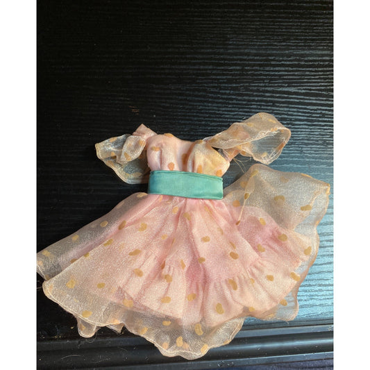 Doll Fashion Perfect Prom Maxie Hasbro 1987 Pink Polkadot Dress