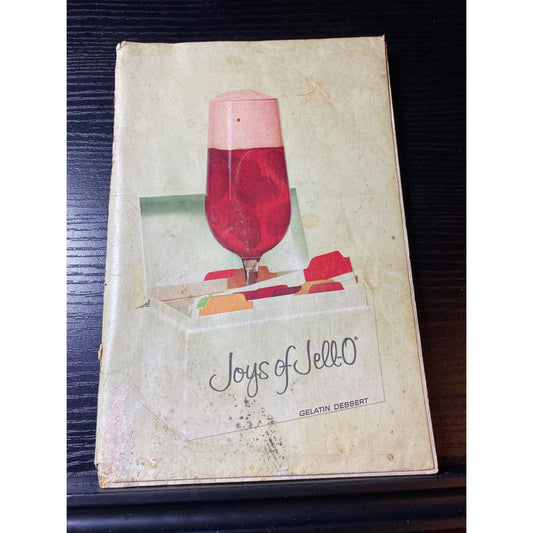Joys Of Jell-O Vintage Recipe 1960s Gelatin Desserts & Salads Cookbook Booklet
