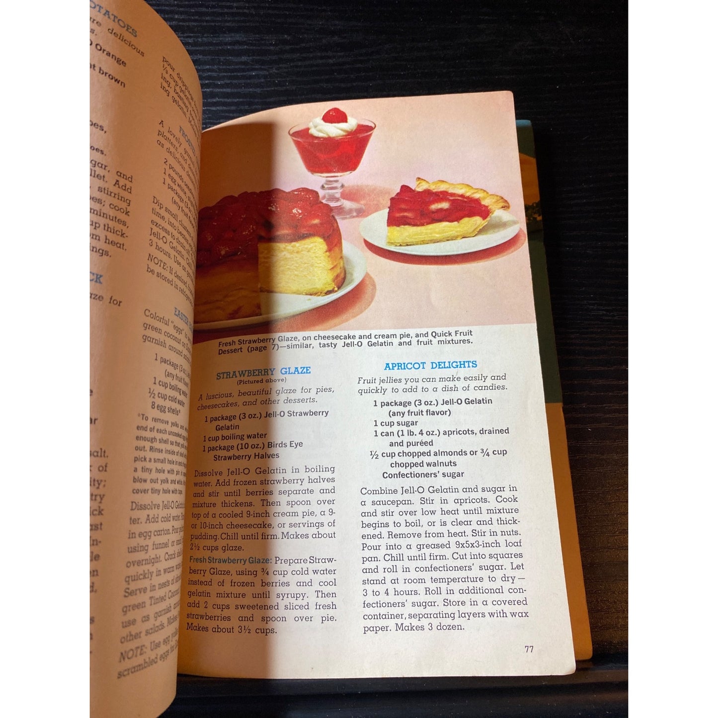 Joys Of Jell-O Vintage Recipe 1960s Gelatin Desserts & Salads Cookbook Booklet