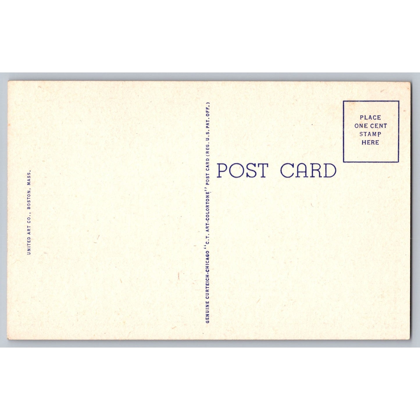 Boston MA Massachusetts First Church Of Christ Scientist White Border Postcard
