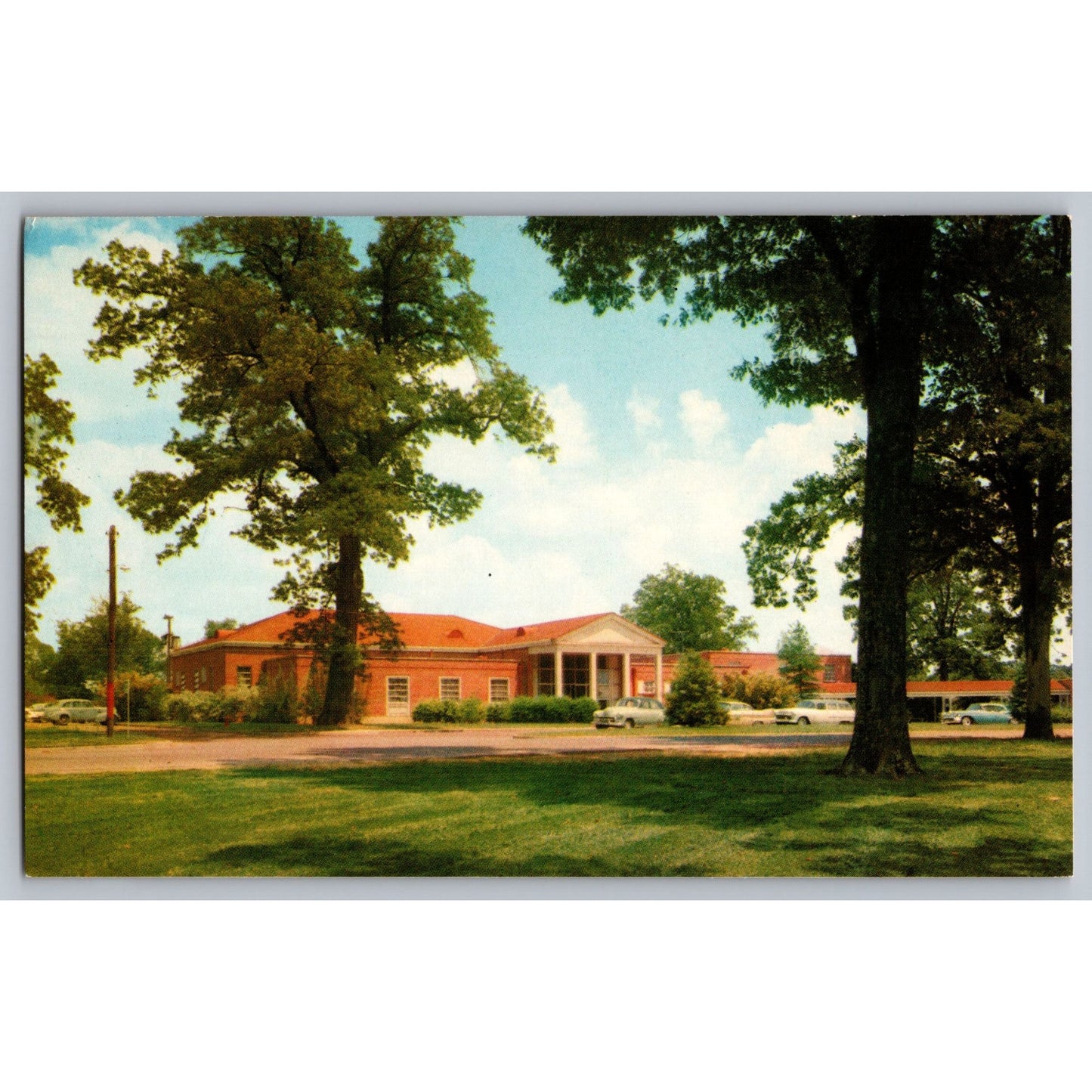 Jackson MS University Of Mississippi Ole Miss Alumni House Chrome Postcard