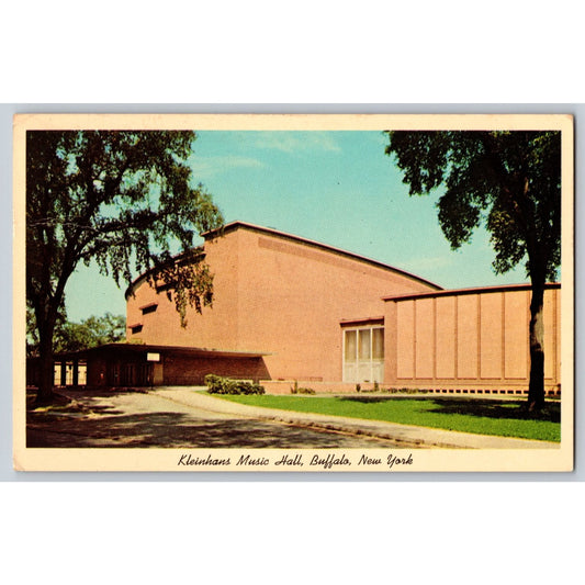 Buffalo NY New York Kleinhans Music Hall 1960s Chrome Postcard Used