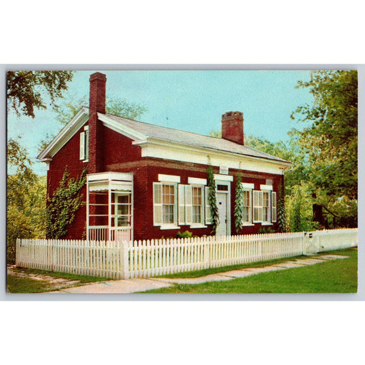 Milan OH Ohio Birthplace of Thomas A Edison Chrome Postcard Unused Curteich