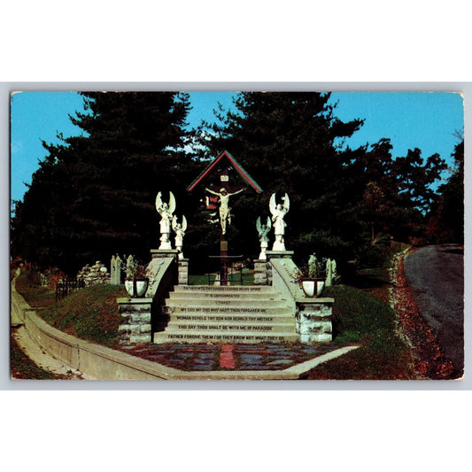 Garrison NY New York Graymoor Crucifixion Shrine Chrome Postcard Pierson Studio