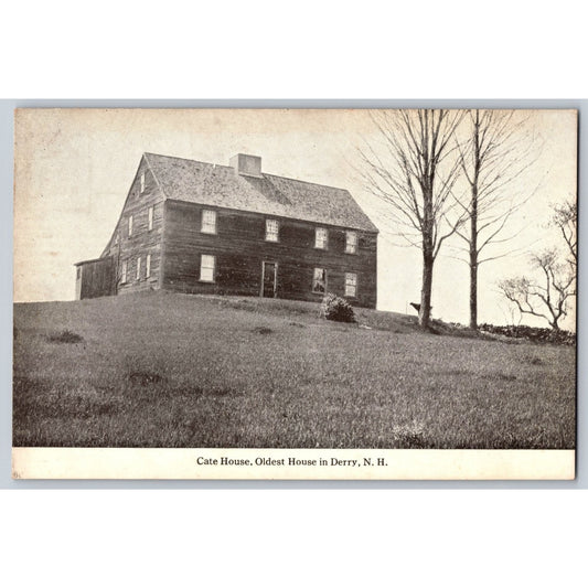 Derry NH New Hampshire Cate House Oldest House Divided Postcard Frank W Swallow