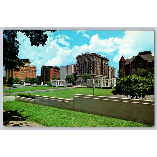 Dallas TX Texas Dealey Plaza JFK Assassination Site Chrome Postcard Western