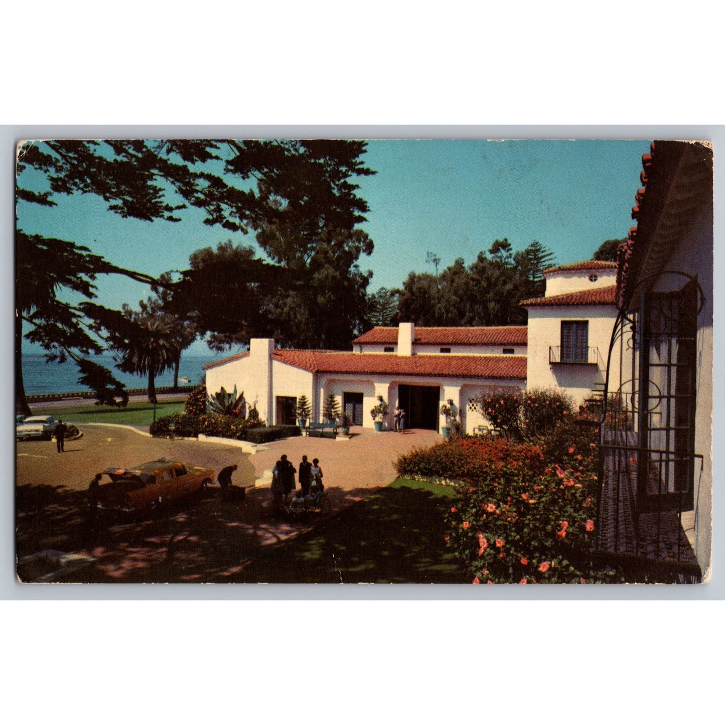 Santa Barbara CA California Biltmore Hotel 1971 Chrome Postcard Used